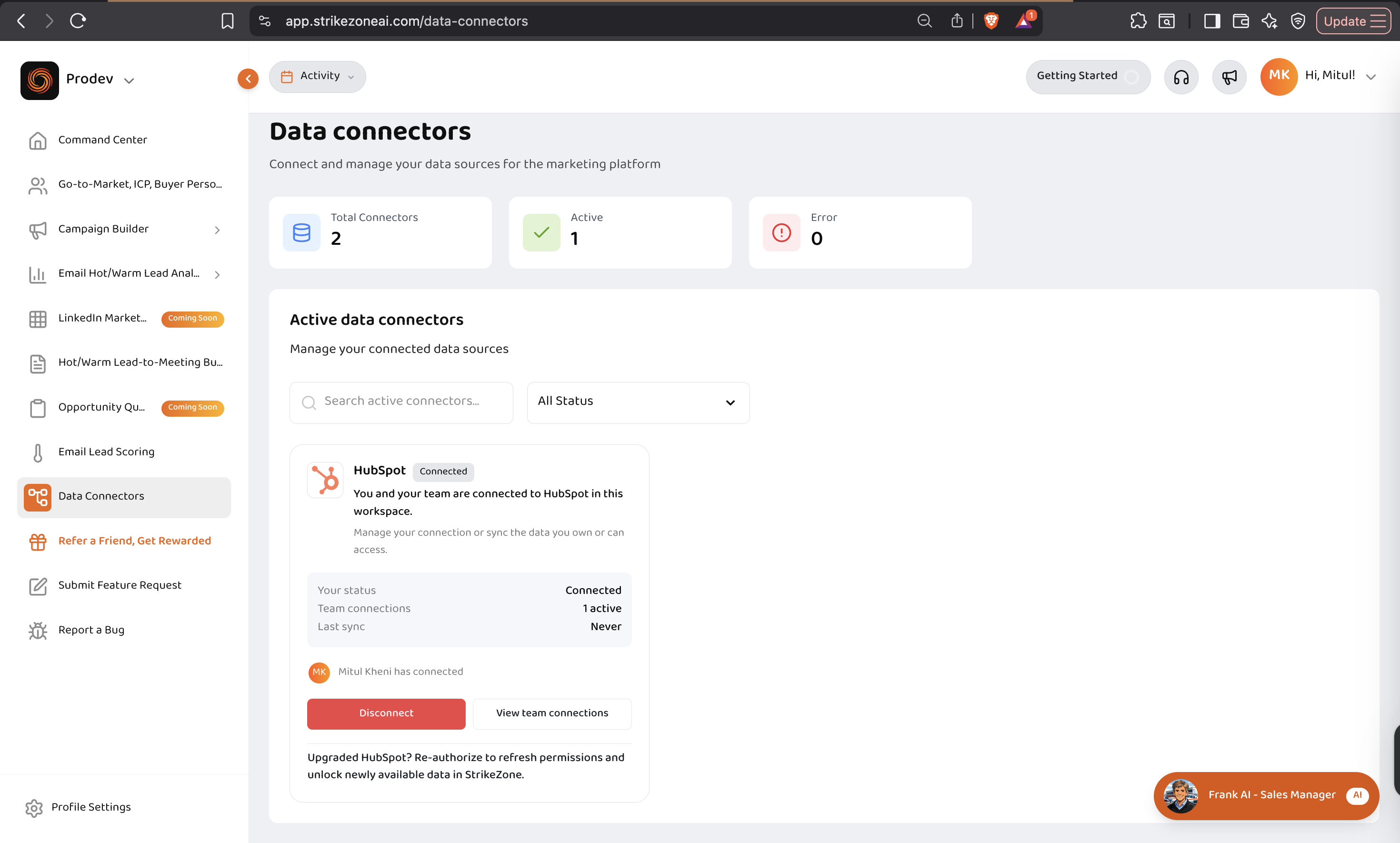 HubSpot Authorization